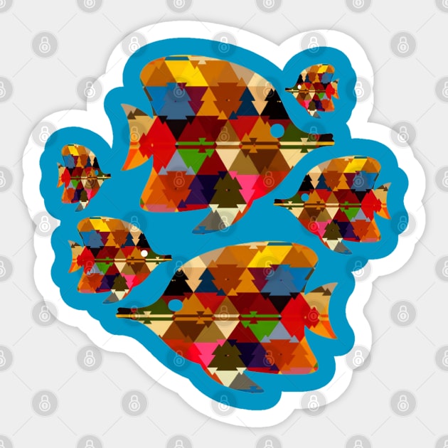 colorful fish Sticker by MohamedNasseri